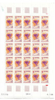 ANDORRA-25 SELLOS HOJA ENTERA -YVERT Nº 187 PRECIO CATALOGO DEL AÑO 2019 50,00 € - Blokken & Velletjes