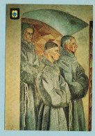 HUELVA - Monasterio De La Rabida - Frescos De Vazquez Diaz. Los Monjes (Detalle) - Huelva