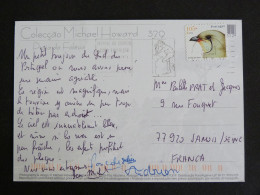 PORTUGAL AVEC YT 2471 GLAREOLE A COLLIER OISEAU BIRD VOGEL - ALGARVE - Covers & Documents