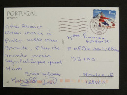 PORTUGAL AVEC YT 4082 SKI SPORT EXTREME - PORTO MULTIVUES - Covers & Documents