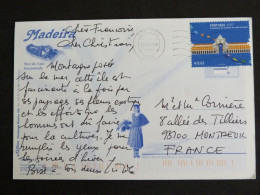 PORTUGAL AVEC YT 3187 PRESIDENCE CONSEIL UNION EUROPEENNE - MADEIRE MADEIRA PICO DO GALO ENCUMEADA - Cartas & Documentos