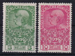 AUSTRIA 1914 - MLH - ANK 178, 179 - Ongebruikt