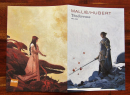 Porte Folio "Ténébreuse" Par MAILLĖ / HUBERT Avec 4 Ex Libris - Illustratori M - O