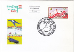 FDC AUSTRIA 2369 - Inverno2002: Salt Lake City