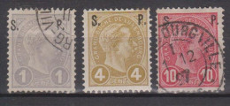 Luxembourg Service N° 77, 79 Et 81 - Dienstmarken