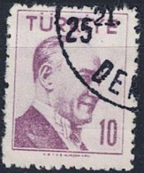 Türkei Turkey Turquie - Atatürk (MiNr: 1497) 1956 - Gest Used Obl - Used Stamps