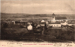 18 . LES AIX D ANGILLON . VUE GENERALE DE MOROGUES . 1903  ( Trait Blanc Pas Sur Original ) - Les Aix-d'Angillon