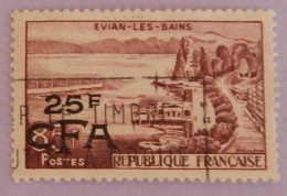 REUNION  YT 341 OBLITÉRÉ "EVIAN LES BAINS" ANNÉES 1957/1959 - Gebruikt