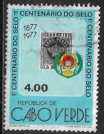 Cabo Verde – 1977 Stamps Centenary 4.00 Used Stamp - Cap Vert