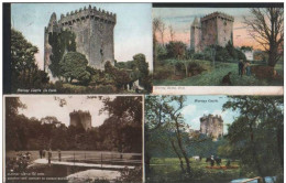 4 FOUR OLD POSTCARDS OF BLARNEY CASTLE COUNTY CORK IRELAND REF-Y-20 - Cork