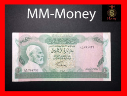 LIBYA 10  Dinars  1980   P. 46 B   "sig.  R. A. Misallati"   VF - Libya