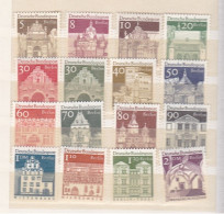 Une Série  16 Timbres   Deutsche Bundespost   Berlin ** Monuments - Ungebraucht