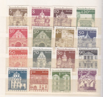 Une Série  16 Timbres   Deutsche Bundespost   Berlin ** Monuments - Ungebraucht