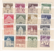 Une Série  16 Timbres   Deutsche Bundespost   Berlin ** Monuments - Ungebraucht