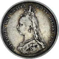 Monnaie, France, Victoria, Shilling, 1887, TB+, Argent - I. 1 Shilling
