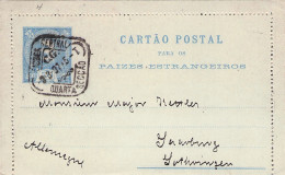 PORTUGAL - CARTA POSTAL (1897) Mi K6 / *1017 - Entiers Postaux