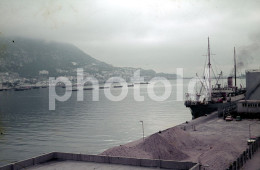 70s CARGO SHIP PUERTO CANTABRIA ESPANA SPAIN ORIGINAL 35 Mm DIAPOSITIVE SLIDE NO PHOTO FOTO NB2586 - Diapositives