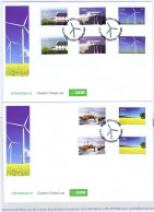 Ireland 2011 Energy Self-adhesive Combo FDC Set Of 2 Covers With Ordinary Booklet And Prestige Booklet Printing - FDC