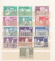 13 Timbres Oblitérés Berlin DDR  Palais De La République, Zoo, Pélican, Lénine, Pêcheurs, Berlin, Karl-Marx, Socialisme - Gebraucht