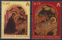 2011 Vatikan,** Mi:VA 1728+1729,Yt:VA 1581+1582, Geburt Jesu, Christuskind, Weihnachten - Neufs