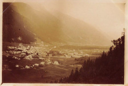 Chamonix Mont Blanc * 1904 * Vue Du Village Prise Du Plan Des Aiguilles * Photo Ancienne 8.8x6.2cm - Chamonix-Mont-Blanc