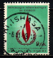 CONGO - 1968 - International Human Rights Year - USATO - Afgestempeld