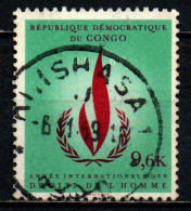 CONGO - 1968 - International Human Rights Year - USATO - Usados