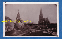 CPA Photo - HARTMANNSDORF Bei CHEMNITZ - Ancienne Et Nouvelle Eglise - Sachsen - Bez. Leinzig - Hartmannsdorf