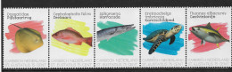 Caribisch Nederland St Eustatius  2020 Sealife Fish Shark Turtle   Postfris/mnh/neuf - Curaçao, Nederlandse Antillen, Aruba