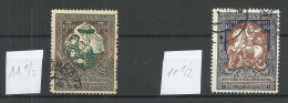 RUSSLAND RUSSIA 1914 Michel 101 A & 106 A O - Oblitérés