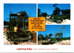 20-7-2023 (2 S 41) Australia - - NSW - Lightning Ridge (Opal Mining)  (17 X 11,5 Cm) - Mines