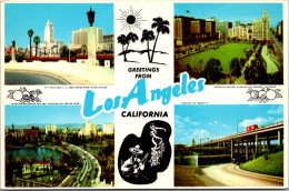 California Los Angeles Greetings With Multi View - Los Angeles
