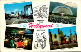 California Hollywood Greetings With Multi View - Los Angeles