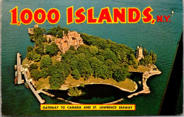 Canada Ontario Thousand Islands Aerial View Boldt Castle On Heart Island 1969 - Thousand Islands