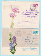 USSR 1967.0519-0606. Flora. Prestamped Covers (2), Used - 1960-69