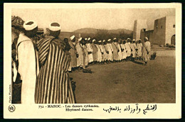 A63 MAROC CPA  LES DANSES RYTHMÉES - Collections & Lots