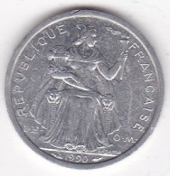 Polynésie Française . 1 Franc 1990, En Aluminium - Polinesia Francesa