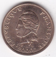 Polynésie Française . 100 Francs 2000, Cupro-nickel-aluminium - Polynésie Française