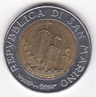 San Marino 500 Lire 1993, Bimétallique , KM# 301 - San Marino