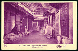 A63 MAROC CPA  MEKNES - LE SOUK AUX SOIERIES - Sammlungen & Sammellose