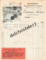 06 0040 VALLAURIS ALPES-MARITIMES 1945 Distillation Rectification Des Parfums GAZAN Distillerie Parfumerie à BERGOUGNON - Droguerie & Parfumerie