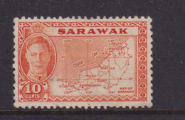 SARAWAK  - 1950 10c  Used As Scan - Sarawak (...-1963)