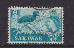 SARAWAK - 1955 Elizabeth II 6c Used As Scan - Sarawak (...-1963)