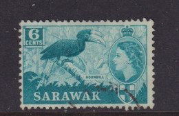 SARAWAK - 1955 Elizabeth II 6c Used As Scan - Sarawak (...-1963)