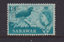 SARAWAK - 1955 Elizabeth II 6c Used As Scan - Sarawak (...-1963)