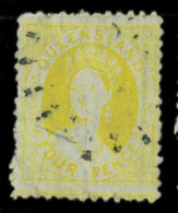 Aa5627e1  - Australia QUEENSLAND - STAMP - SG # 102   Watermark 5 - USED - Used Stamps
