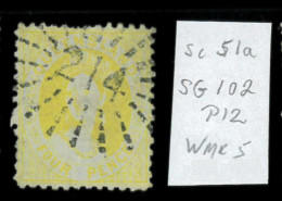 Aa5627e2  - Australia QUEENSLAND - STAMP - SG # 102   Watermark 5 - USED - Used Stamps