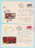 USSR 1967.0815. Nature Motifs. Prestamped Covers (2), Used - 1960-69