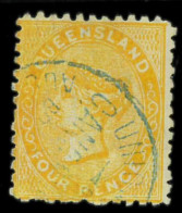 Aa5627L1  - Australia QUEENSLAND - STAMP - SG # 141   Watermark 6 - USED - Used Stamps
