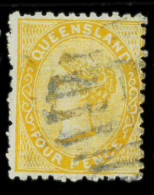 Aa5627L2   - Australia QUEENSLAND - STAMP - SG # 141   Watermark 6 - USED - Used Stamps